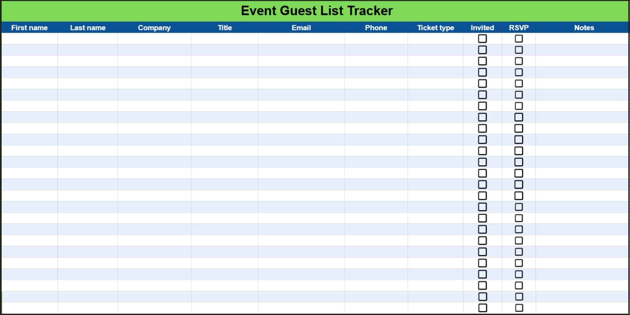16 Must-Have Event Planning Templates: Free and Customizable - Rent2Way
